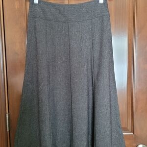 J. Jill Charcoal A-Line Skirt